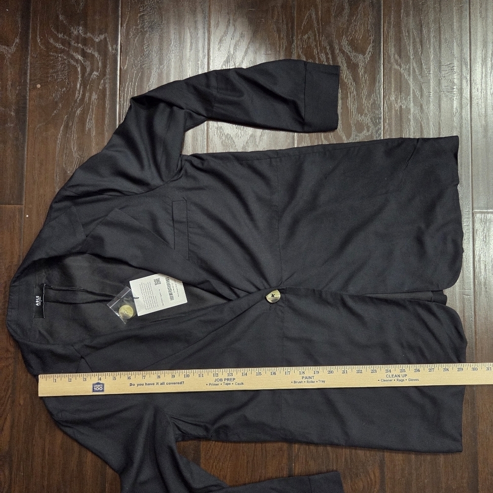 ABLE New Micah Drapey Black Blazer Size S - Picture 15 of 15